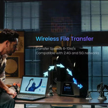 Load image into Gallery viewer, Elegoo Saturn 3 Ultra 12K 3D Printer work under wireless file transfer