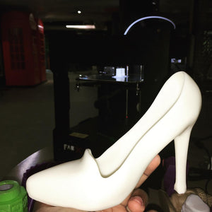 A Shoe Model 3D Printed on the FABX Pro