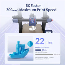 Load image into Gallery viewer, Anycubic Kobra 2 3D Printer is 6X faster