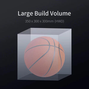 Build volume of Anycubic Kobra Plus 3D Printer