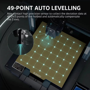 Elegoo Neptune 3 Plus 3D Printer comes with 49 point auto leveling