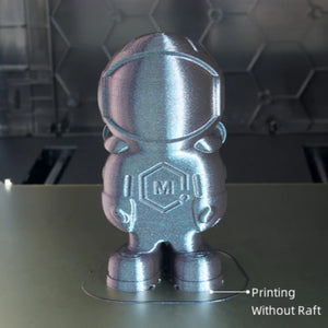 Flashforge Adventurer 4 Pro 3D Printer prints without raft