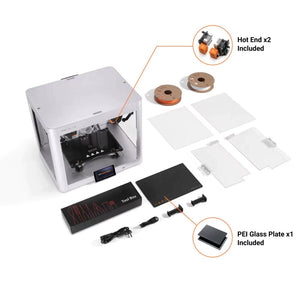 Snapmaker J1 High Speed IDEX 3D Printer box contains