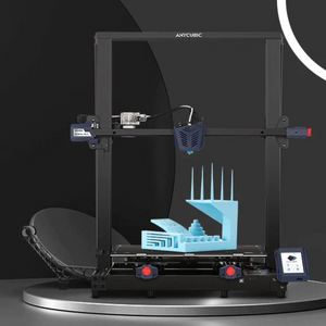 Anycubic Kobra Max 3D Printer printing a sample