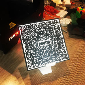 Paytm QR Code 3D Printed on the FABX Pro